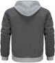 Winter Splice Tops Sleeve Blouse Men's With Zip Cap Long Sweater Men's Coats Jackets 10 Star