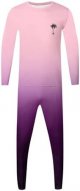 Men's Loose Casual Coconut Tree Gradient Print Beach Holiday Set Men Track Suits